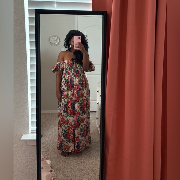 🛑SOLD🛑NWOT Eddy Aurora Puff Sleeve Maxi (Xs) can fit a small easily! - Picture 3 of 4